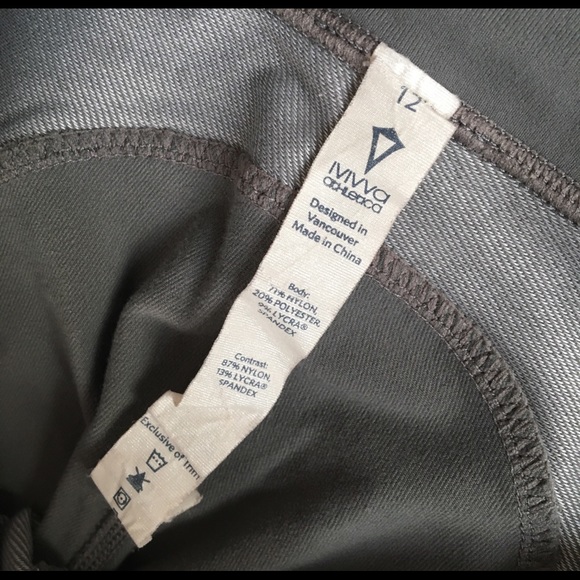 Ivivva Lululemon Athletica leggings size 12 youth - Picture 4 of 4